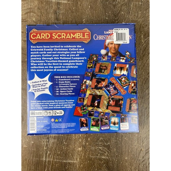National Lampoon’s Christmas Vacation Card Scramble Game NEW - Picture 2 of 2